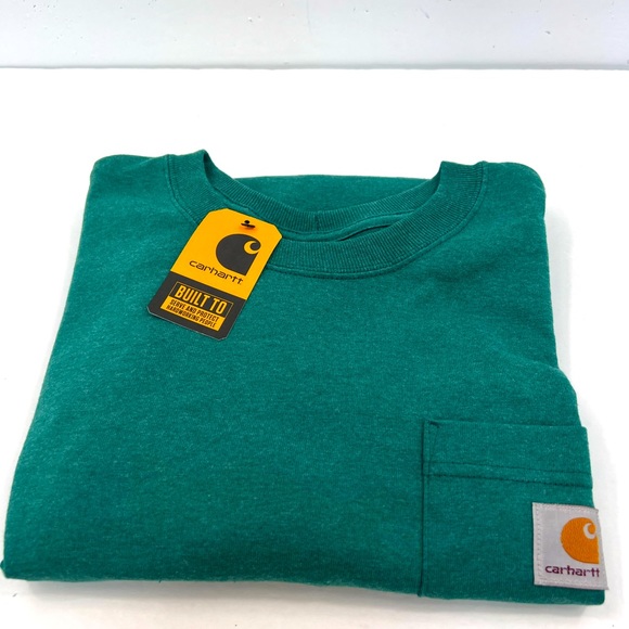 ⭐️CARHARTT💯, FOREST. GREEN, MEDIUM, LOOSE FIT, SHORT SLEEVES, T-SHIRT - Picture 14 of 14